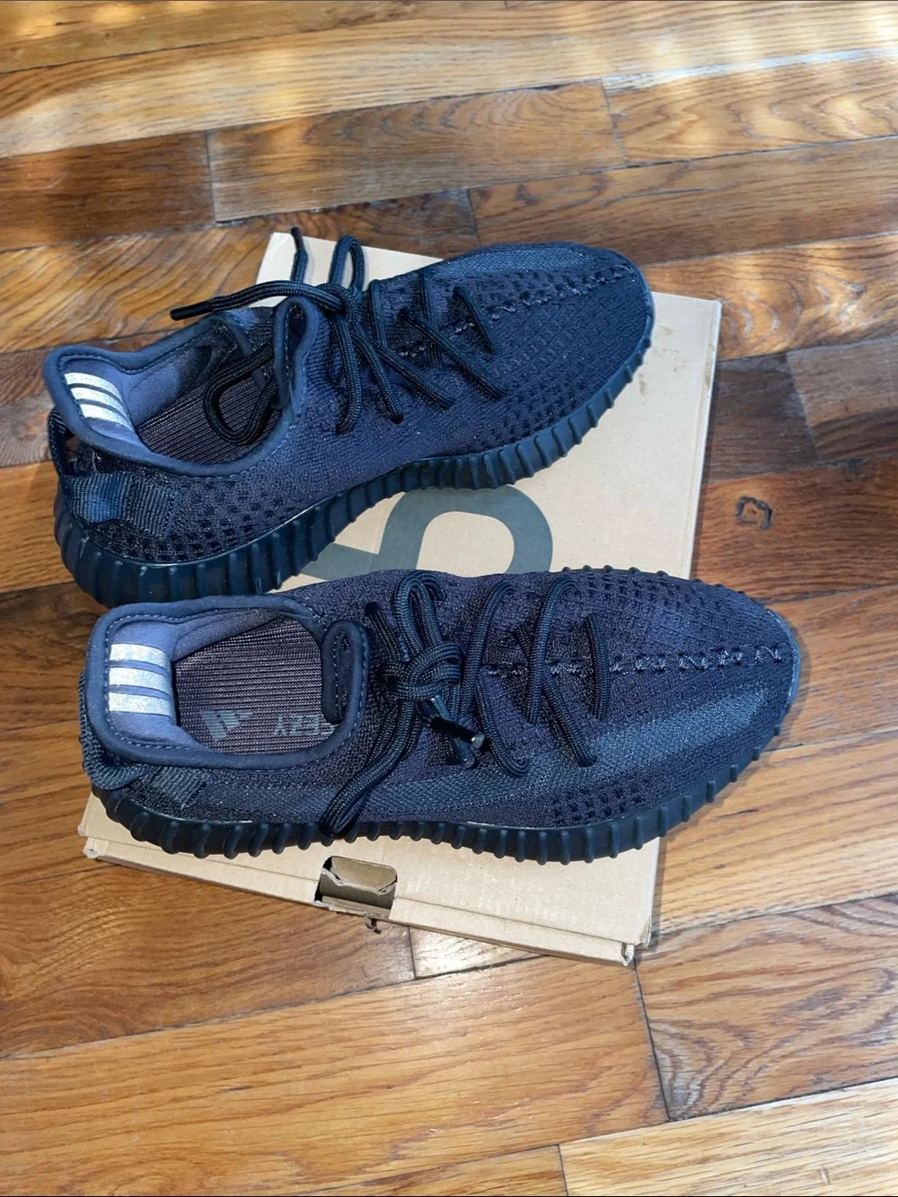 adidas Black Knit Low-Top Sneakers